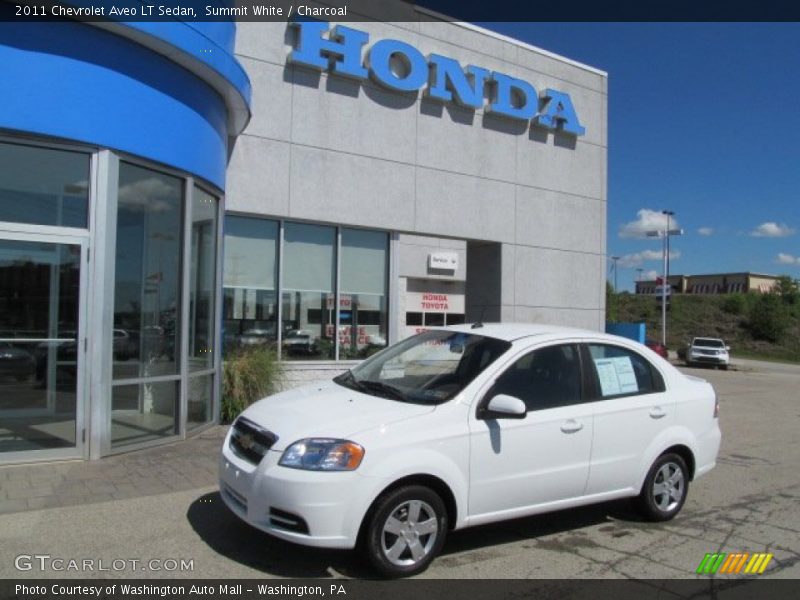 Summit White / Charcoal 2011 Chevrolet Aveo LT Sedan