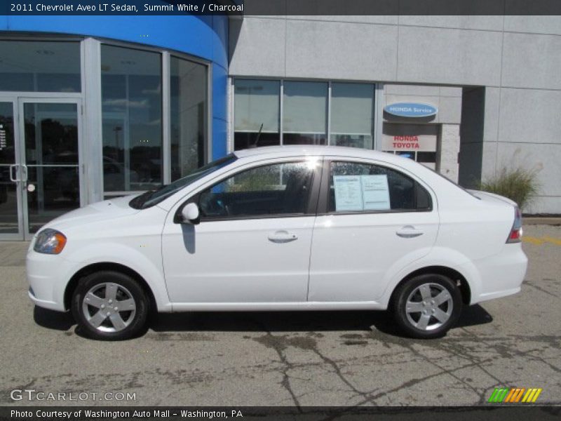 Summit White / Charcoal 2011 Chevrolet Aveo LT Sedan
