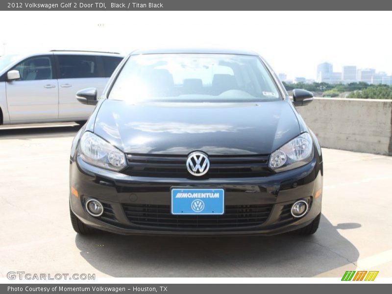 Black / Titan Black 2012 Volkswagen Golf 2 Door TDI