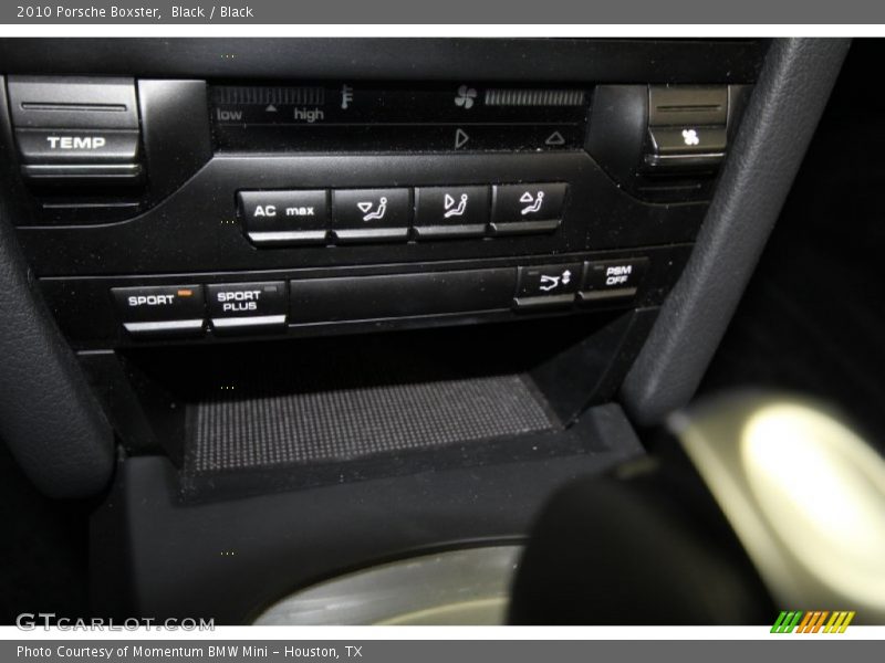 Controls of 2010 Boxster 