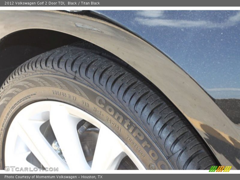 Black / Titan Black 2012 Volkswagen Golf 2 Door TDI