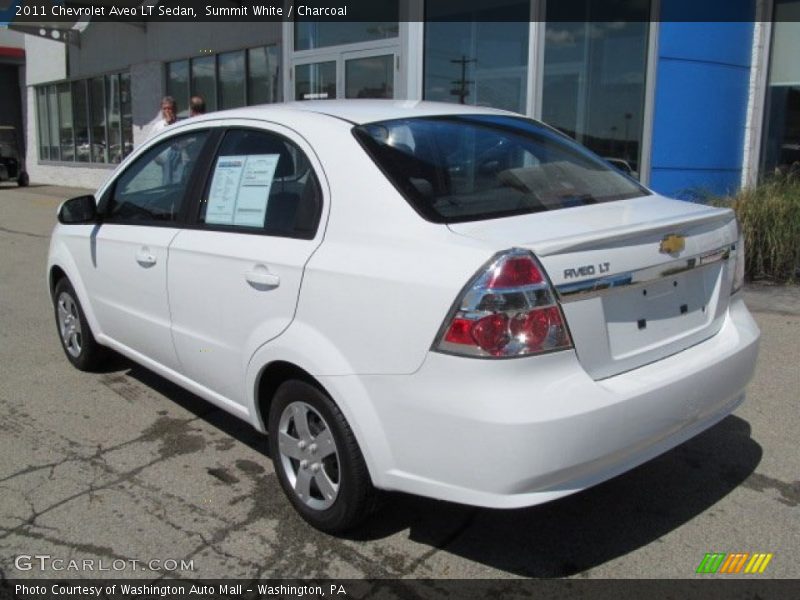 Summit White / Charcoal 2011 Chevrolet Aveo LT Sedan