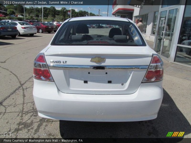Summit White / Charcoal 2011 Chevrolet Aveo LT Sedan