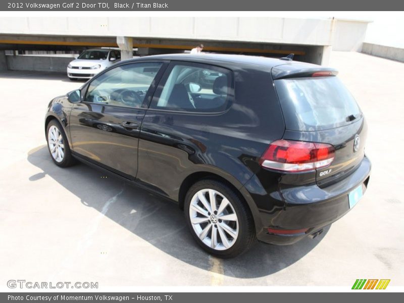 Black / Titan Black 2012 Volkswagen Golf 2 Door TDI