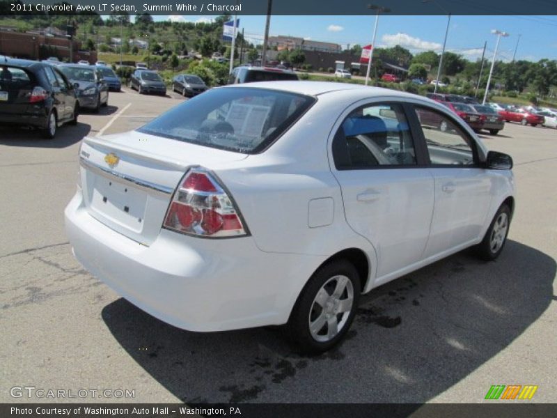 Summit White / Charcoal 2011 Chevrolet Aveo LT Sedan