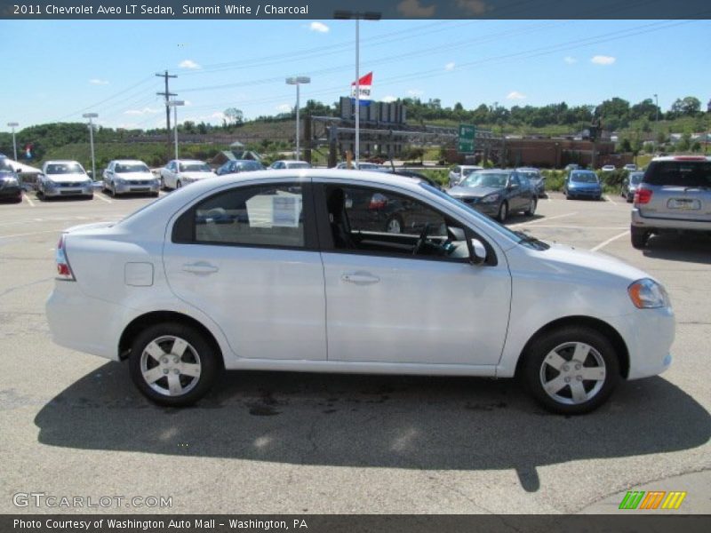 Summit White / Charcoal 2011 Chevrolet Aveo LT Sedan