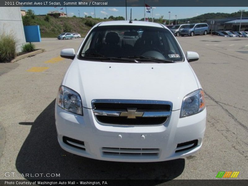 Summit White / Charcoal 2011 Chevrolet Aveo LT Sedan