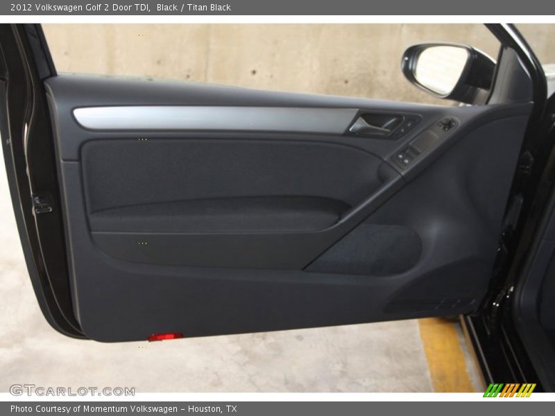 Black / Titan Black 2012 Volkswagen Golf 2 Door TDI