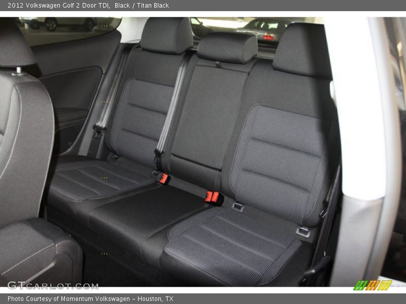  2012 Golf 2 Door TDI Titan Black Interior