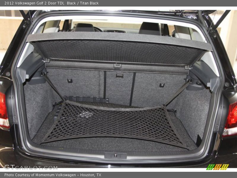  2012 Golf 2 Door TDI Trunk
