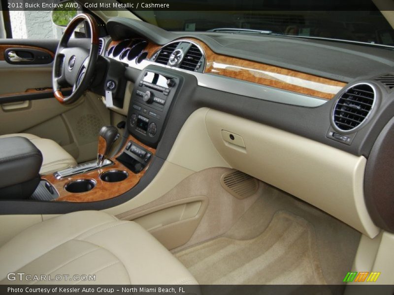 Gold Mist Metallic / Cashmere 2012 Buick Enclave AWD