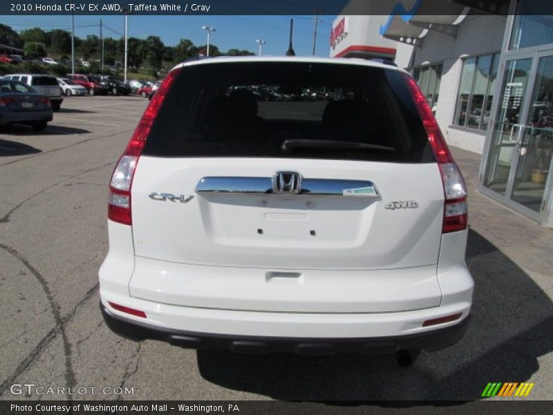 Taffeta White / Gray 2010 Honda CR-V EX AWD
