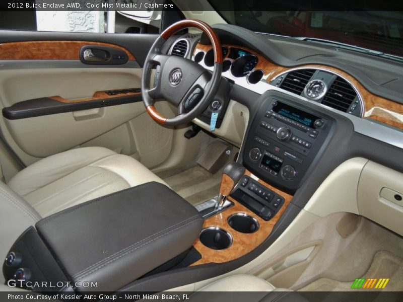 Gold Mist Metallic / Cashmere 2012 Buick Enclave AWD