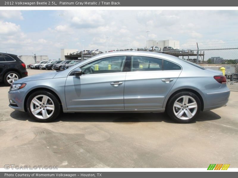 Platinum Gray Metallic / Titan Black 2012 Volkswagen Beetle 2.5L