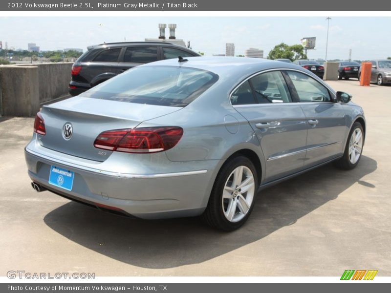 Platinum Gray Metallic / Titan Black 2012 Volkswagen Beetle 2.5L