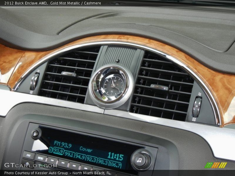 Gold Mist Metallic / Cashmere 2012 Buick Enclave AWD