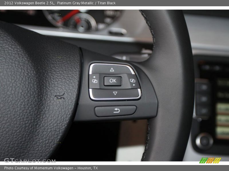 Platinum Gray Metallic / Titan Black 2012 Volkswagen Beetle 2.5L