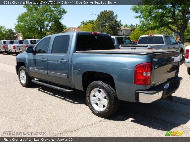 Blue Granite Metallic / Ebony 2011 Chevrolet Silverado 1500 LTZ Crew Cab 4x4