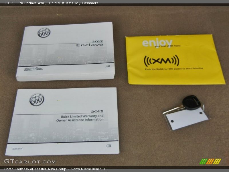 Gold Mist Metallic / Cashmere 2012 Buick Enclave AWD