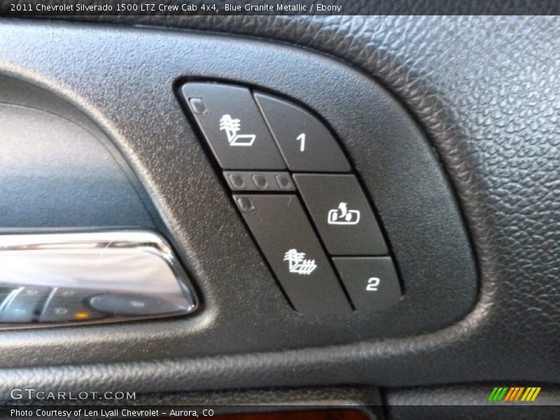 Blue Granite Metallic / Ebony 2011 Chevrolet Silverado 1500 LTZ Crew Cab 4x4