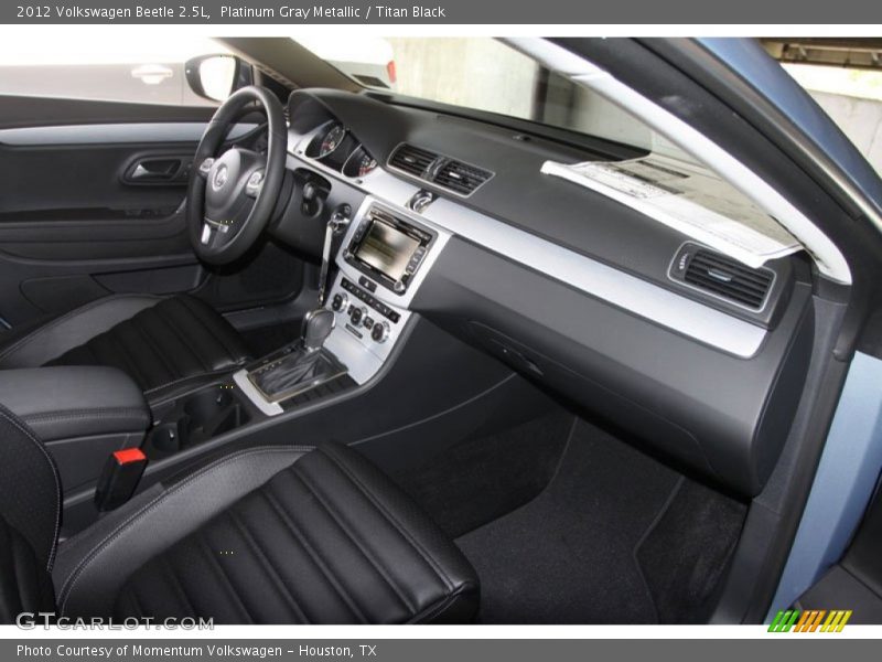 Platinum Gray Metallic / Titan Black 2012 Volkswagen Beetle 2.5L