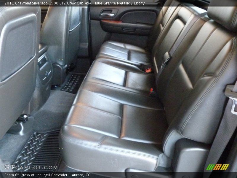 Blue Granite Metallic / Ebony 2011 Chevrolet Silverado 1500 LTZ Crew Cab 4x4
