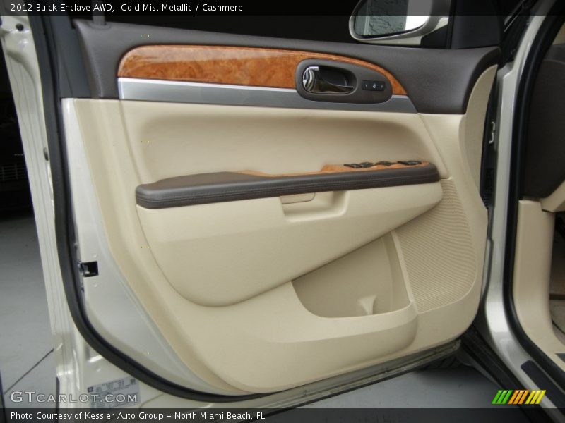 Gold Mist Metallic / Cashmere 2012 Buick Enclave AWD
