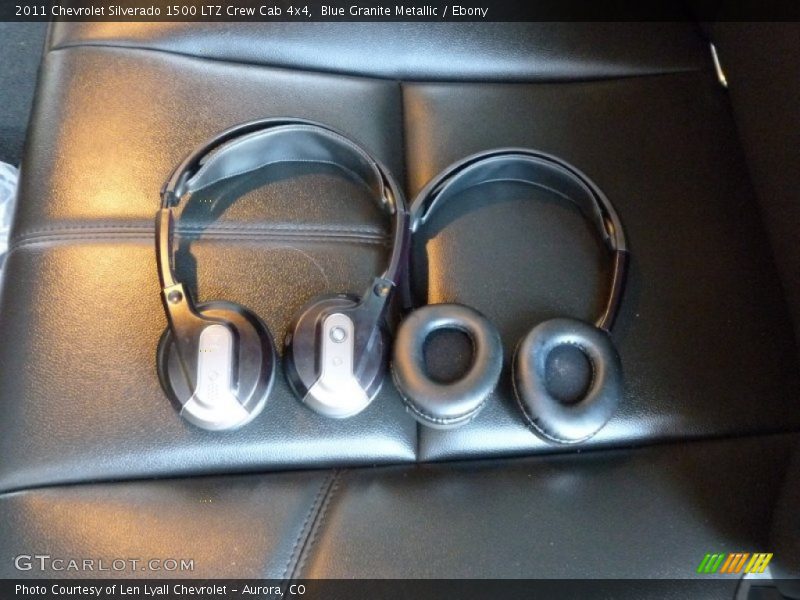 Blue Granite Metallic / Ebony 2011 Chevrolet Silverado 1500 LTZ Crew Cab 4x4