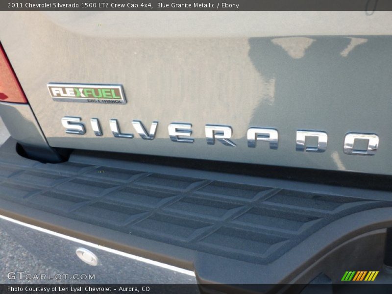 Blue Granite Metallic / Ebony 2011 Chevrolet Silverado 1500 LTZ Crew Cab 4x4