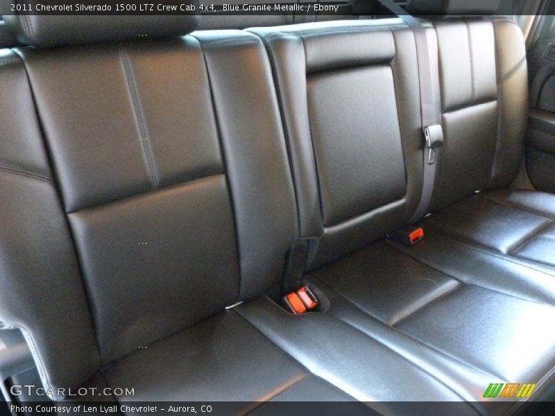 Blue Granite Metallic / Ebony 2011 Chevrolet Silverado 1500 LTZ Crew Cab 4x4