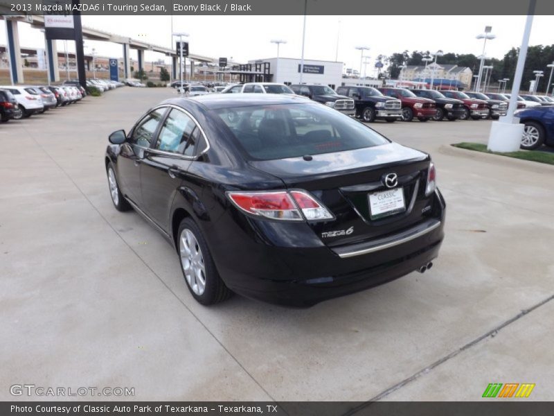 Ebony Black / Black 2013 Mazda MAZDA6 i Touring Sedan