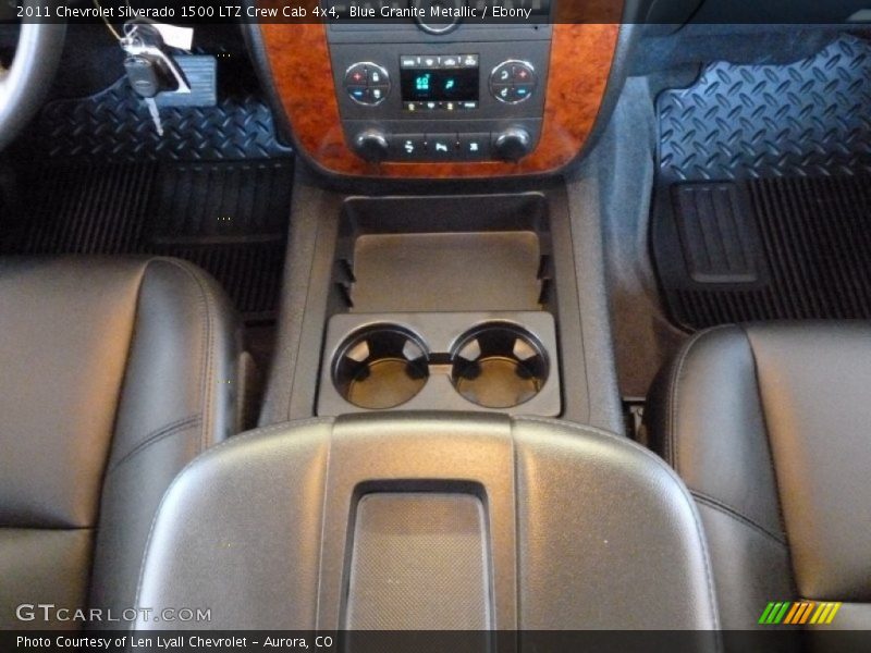 Blue Granite Metallic / Ebony 2011 Chevrolet Silverado 1500 LTZ Crew Cab 4x4