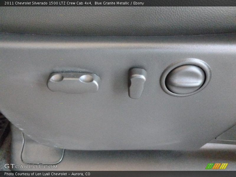 Blue Granite Metallic / Ebony 2011 Chevrolet Silverado 1500 LTZ Crew Cab 4x4