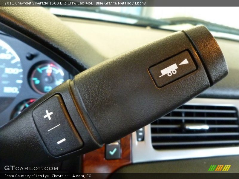Blue Granite Metallic / Ebony 2011 Chevrolet Silverado 1500 LTZ Crew Cab 4x4