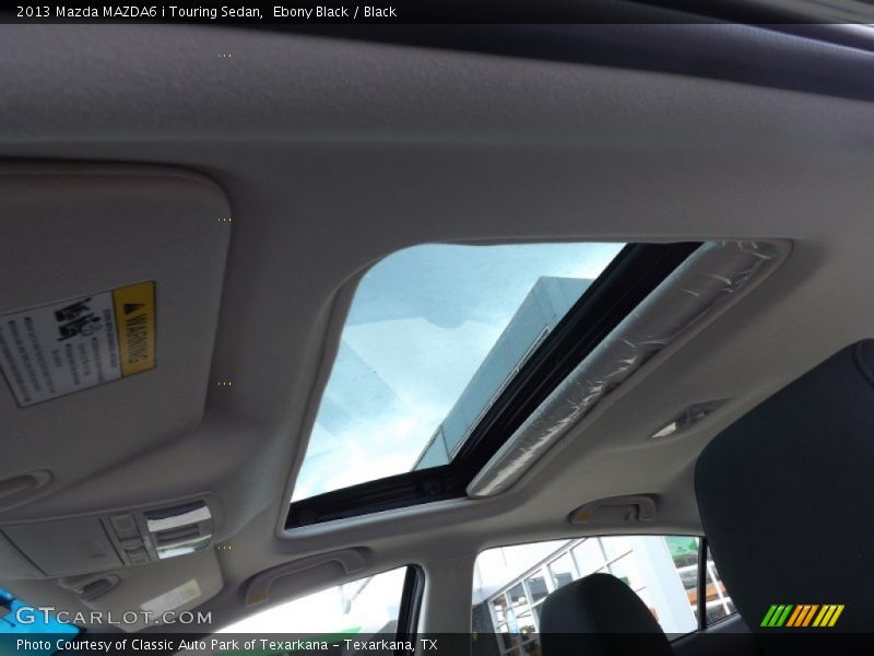 Ebony Black / Black 2013 Mazda MAZDA6 i Touring Sedan