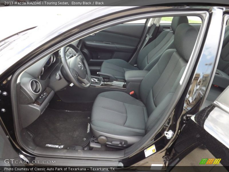  2013 MAZDA6 i Touring Sedan Black Interior