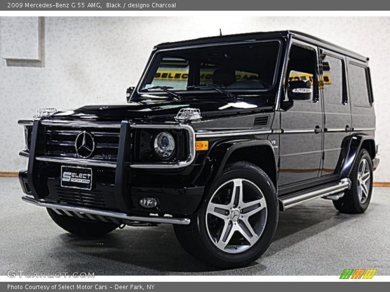 Black / designo Charcoal 2009 Mercedes-Benz G 55 AMG