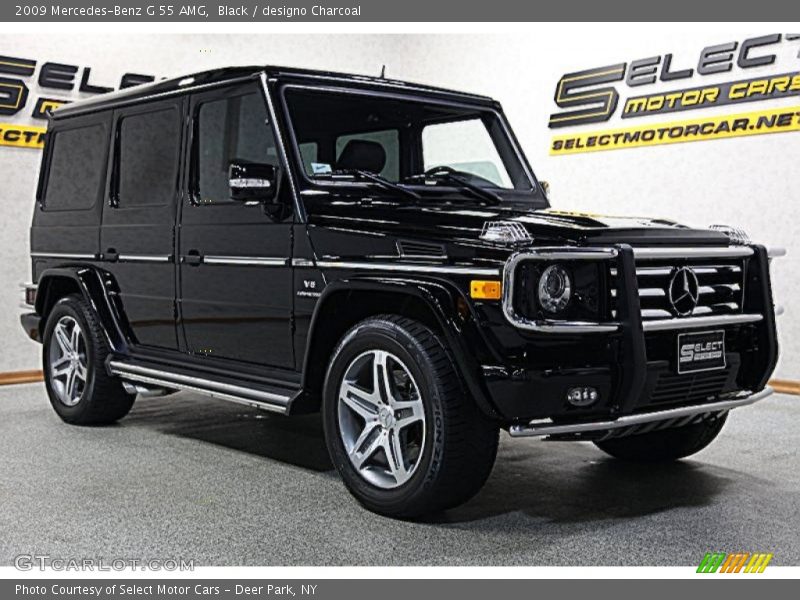 Black / designo Charcoal 2009 Mercedes-Benz G 55 AMG