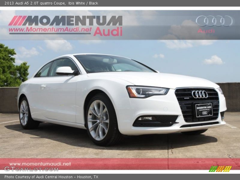 Ibis White / Black 2013 Audi A5 2.0T quattro Coupe