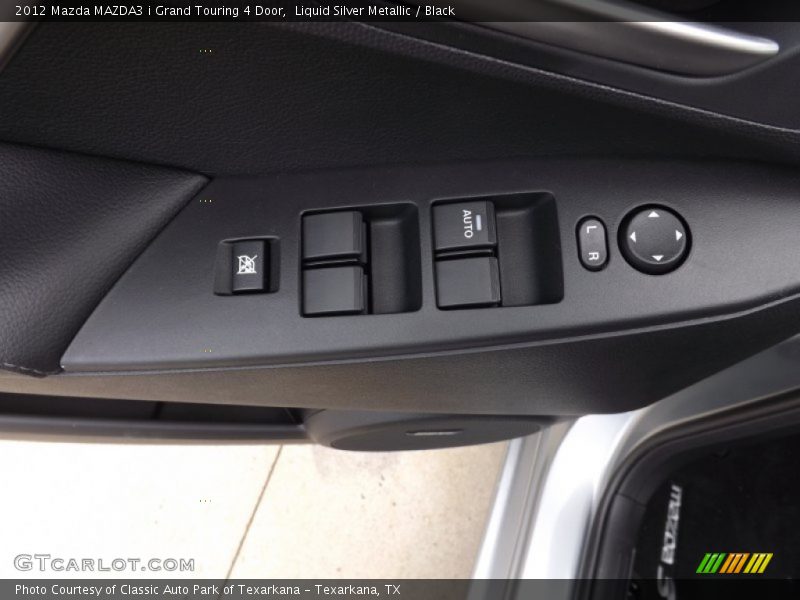 Liquid Silver Metallic / Black 2012 Mazda MAZDA3 i Grand Touring 4 Door