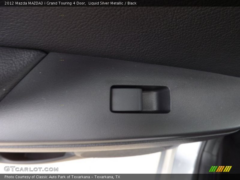 Liquid Silver Metallic / Black 2012 Mazda MAZDA3 i Grand Touring 4 Door