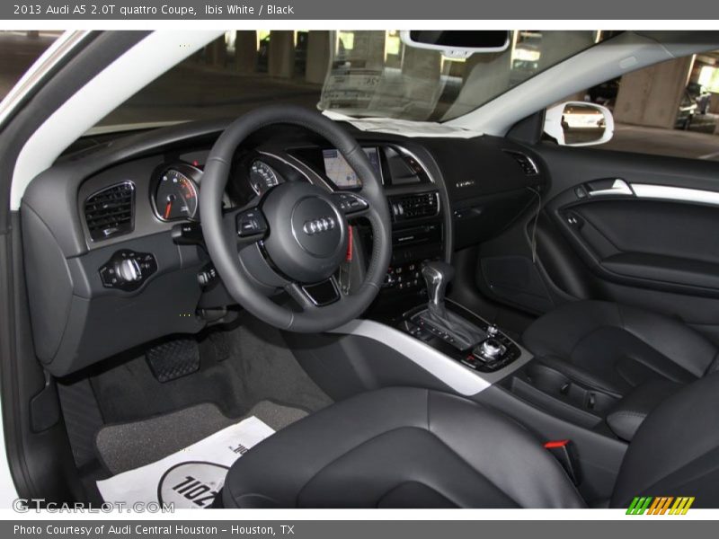 Ibis White / Black 2013 Audi A5 2.0T quattro Coupe