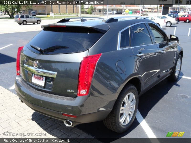 Gray Flannel Metallic / Titanium/Ebony 2012 Cadillac SRX Luxury AWD