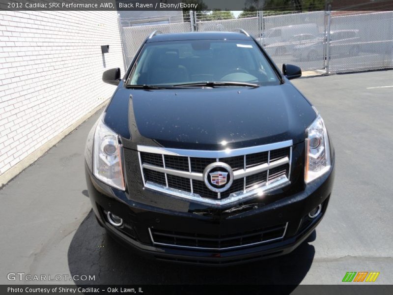 Black Raven / Ebony/Ebony 2012 Cadillac SRX Performance AWD