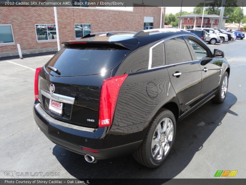 Black Raven / Ebony/Ebony 2012 Cadillac SRX Performance AWD