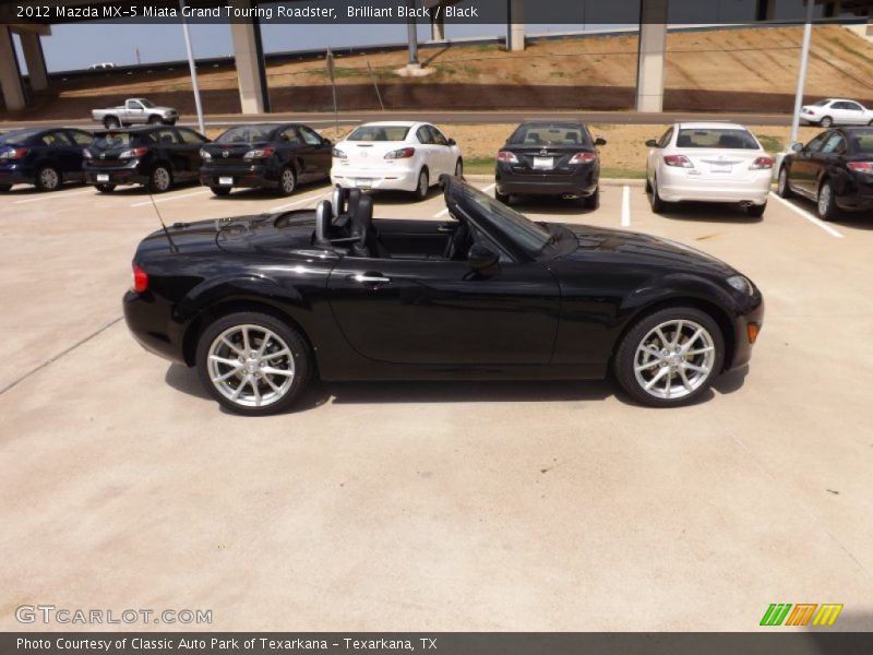 Brilliant Black / Black 2012 Mazda MX-5 Miata Grand Touring Roadster