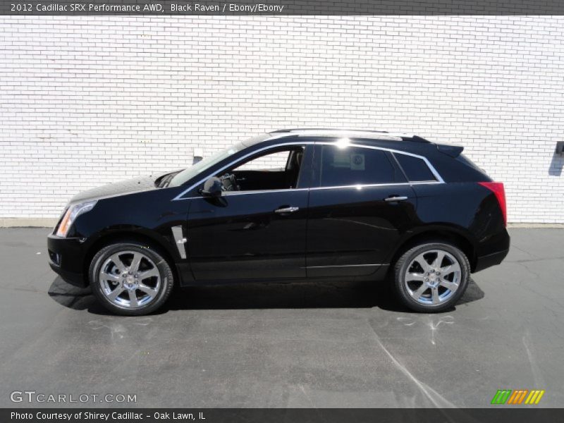 Black Raven / Ebony/Ebony 2012 Cadillac SRX Performance AWD