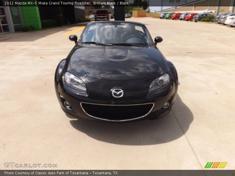 Brilliant Black / Black 2012 Mazda MX-5 Miata Grand Touring Roadster