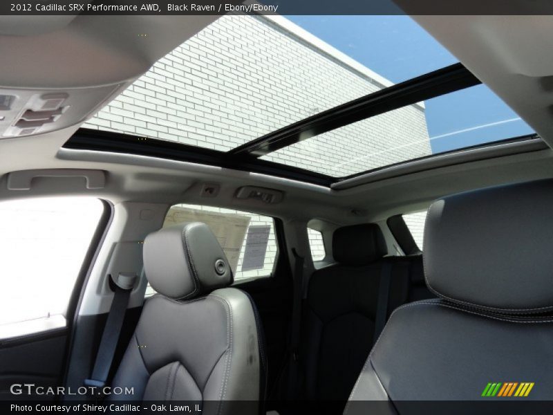 Black Raven / Ebony/Ebony 2012 Cadillac SRX Performance AWD