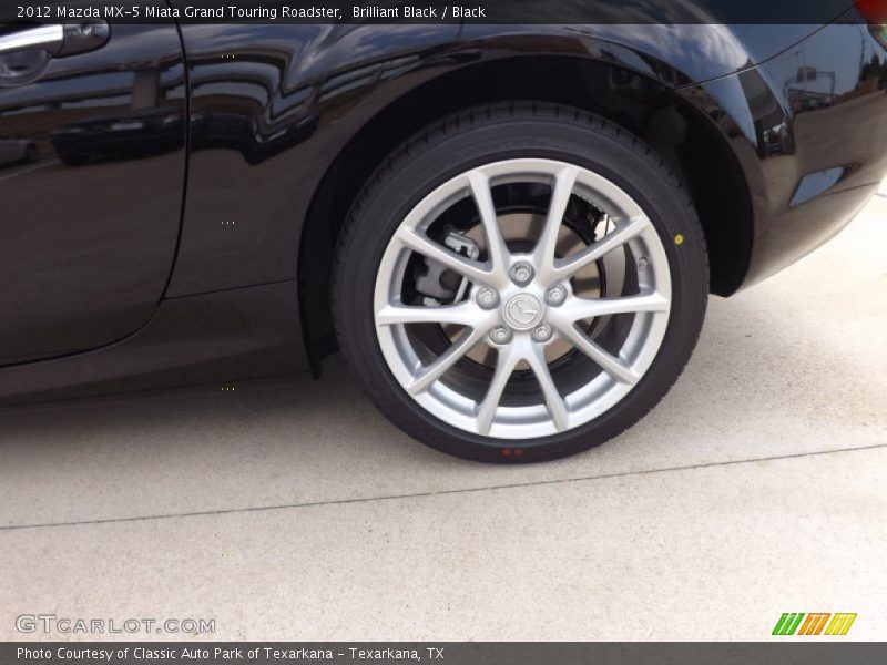 Brilliant Black / Black 2012 Mazda MX-5 Miata Grand Touring Roadster